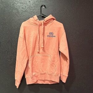 QUICK STORM Surf Shop Salmon Pink Unisex Hoodie XS